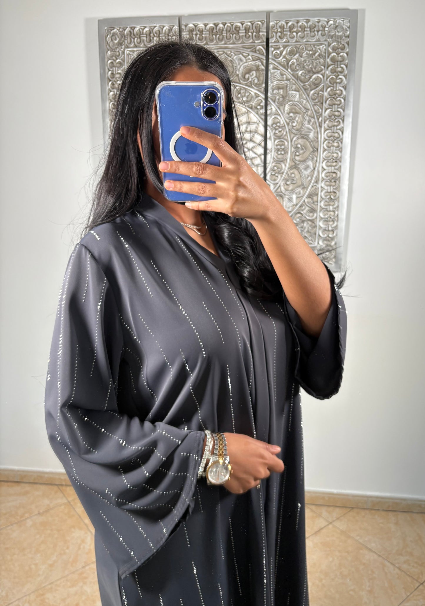 Robe à Paillette GRISE