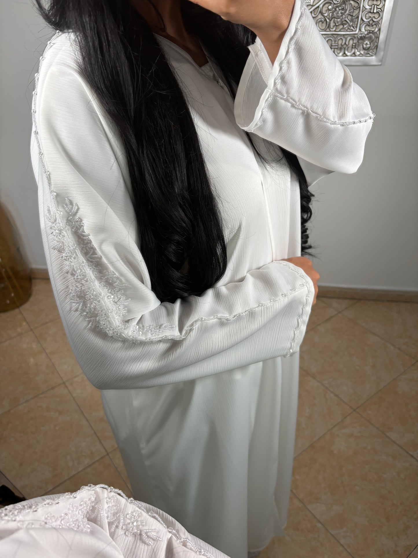 Abaya Dubaï BLANCHE