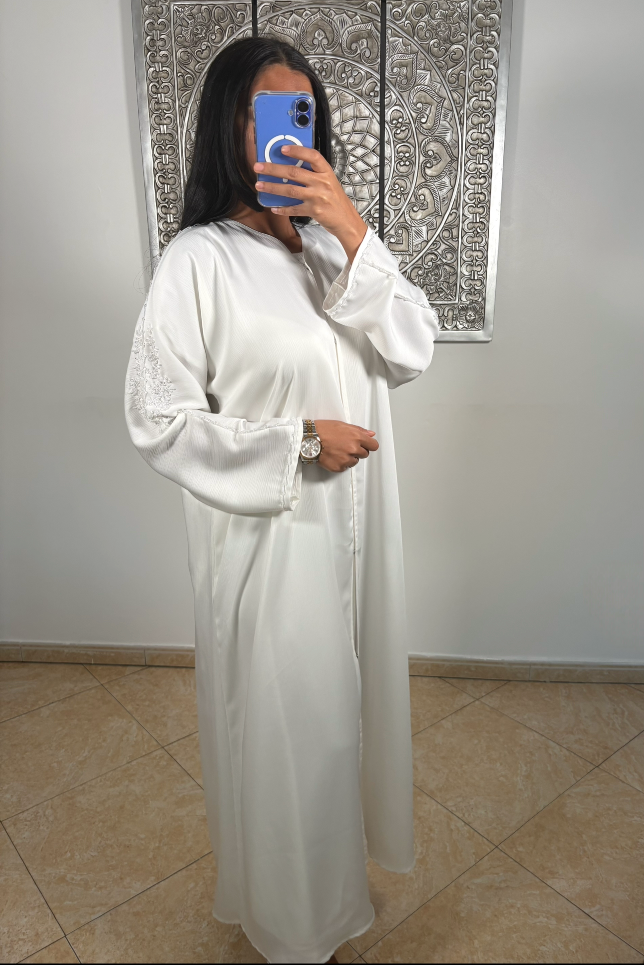 Abaya Dubaï BLANCHE