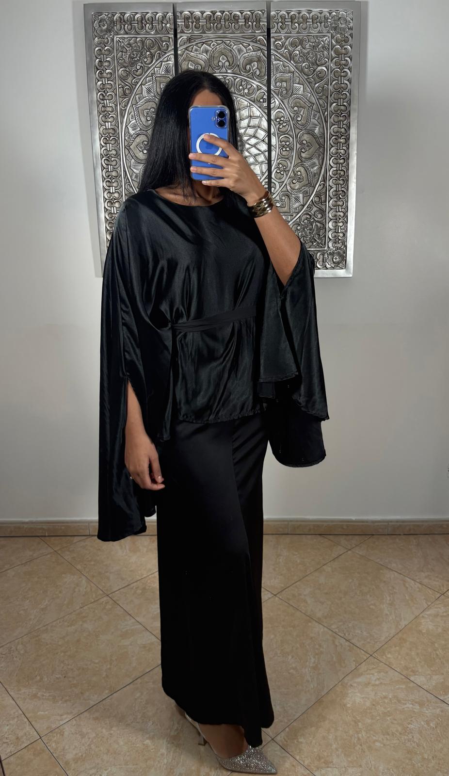 Ensemble Satiné NOIR
